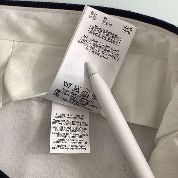 Brooks Brothers 1818 Blossom Bermuda button fly Navy shorts size 34 NWOT - Picture 13 of 16